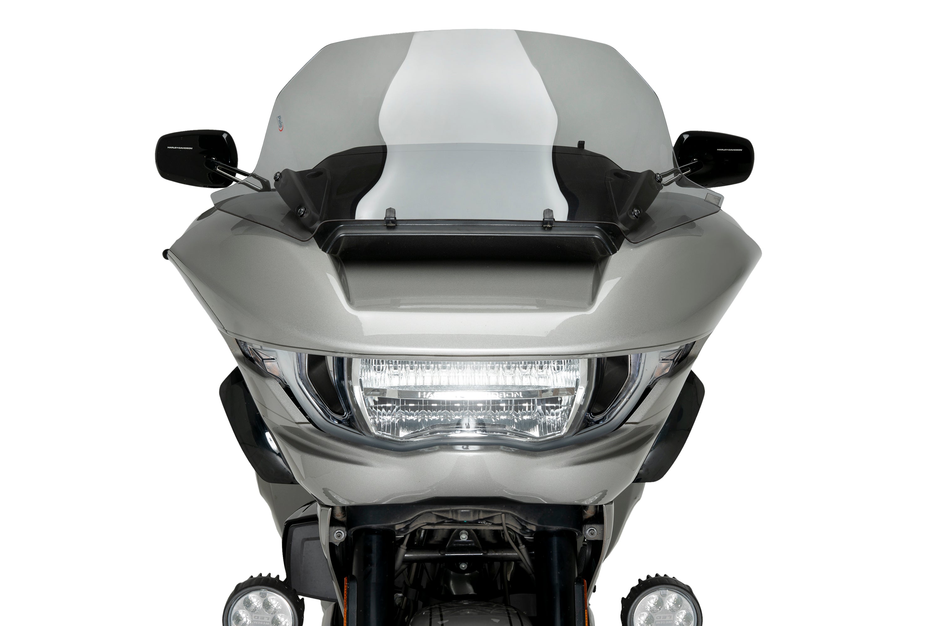 Puig High-Road Touring Screen for OEM Fairing | Light Smoke | Harley Davidson Road Glide (FLTRX) 2024>Current -  Shop name