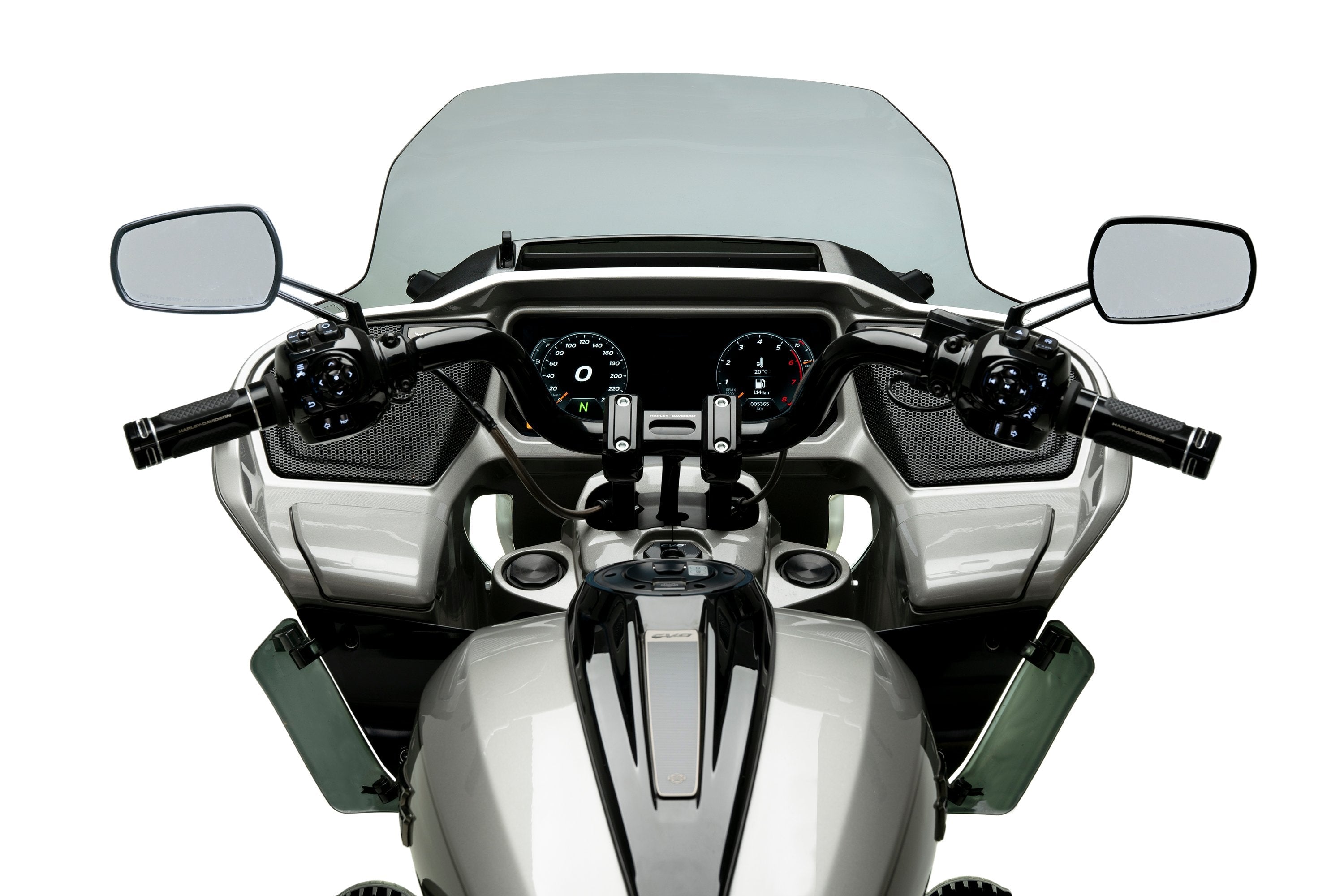 Puig High-Road Touring Screen for OEM Fairing | Light Smoke | Harley Davidson Road Glide (FLTRX) 2024>Current -  Shop name