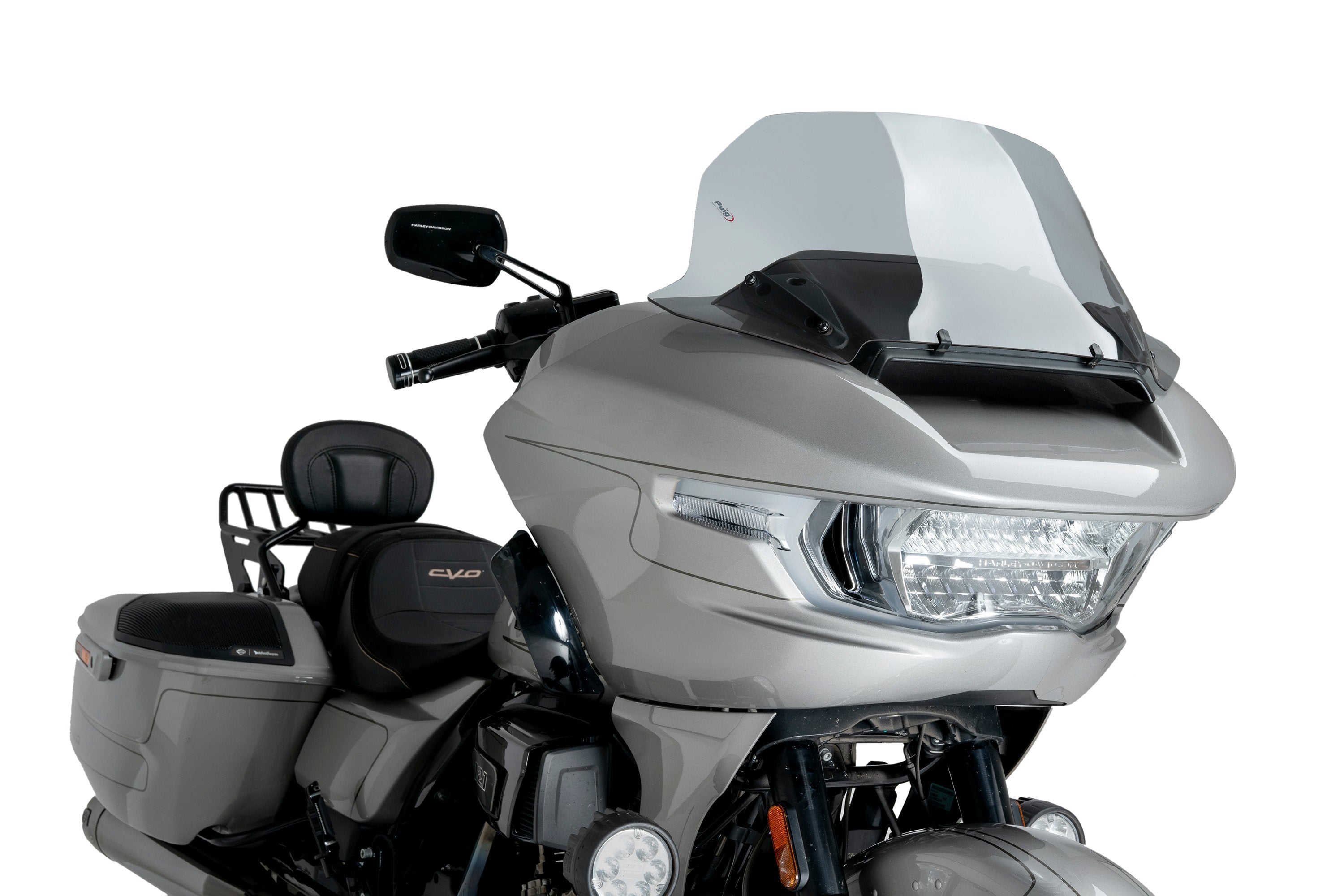 Puig High-Road Touring Screen for OEM Fairing | Light Smoke | Harley Davidson Road Glide (FLTRX) 2024>Current -  Shop name
