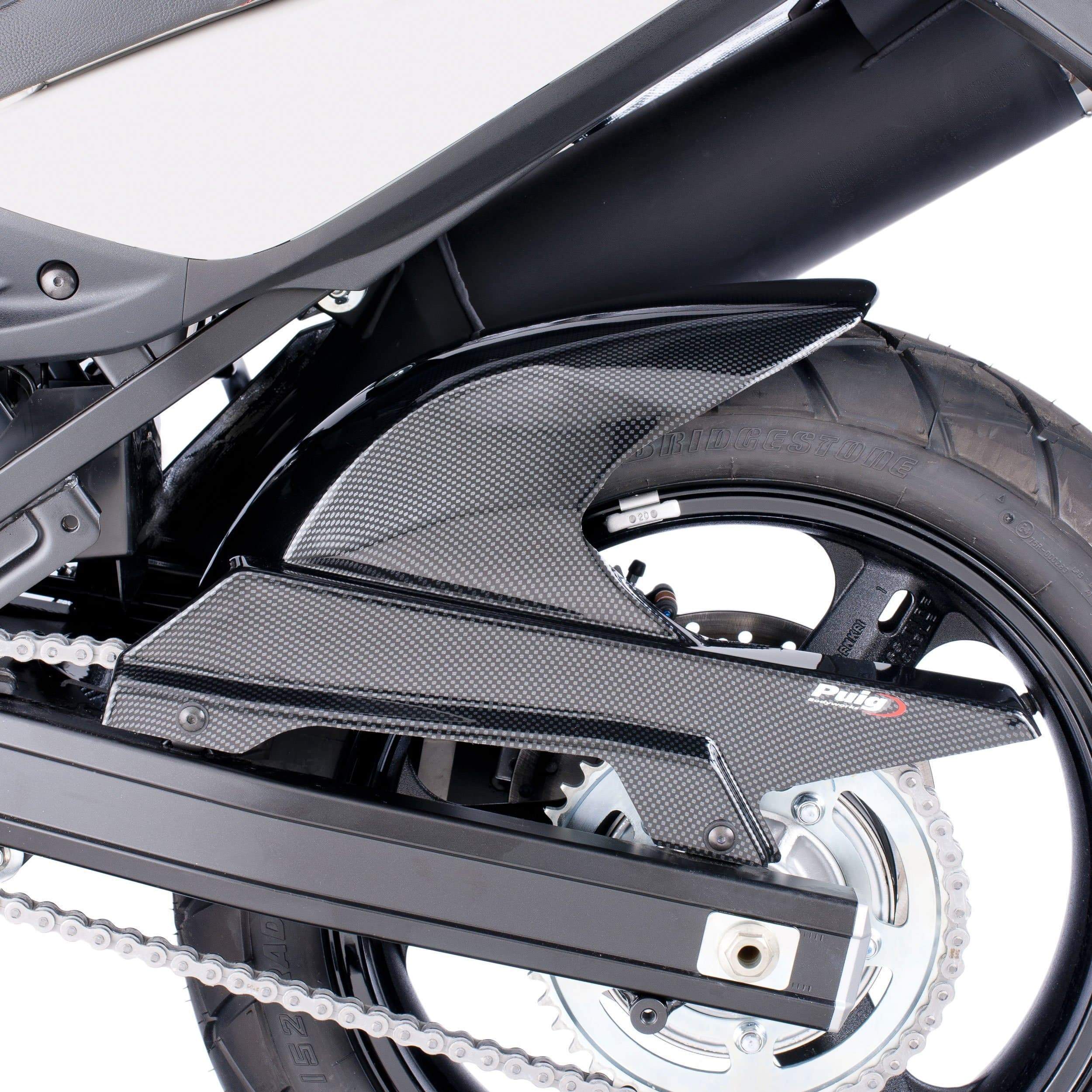 Puig Hugger | Carbon Look | Suzuki V-Strom 650 2007>Current-M4710C-Huggers-Pyramid Motorcycle Accessories
