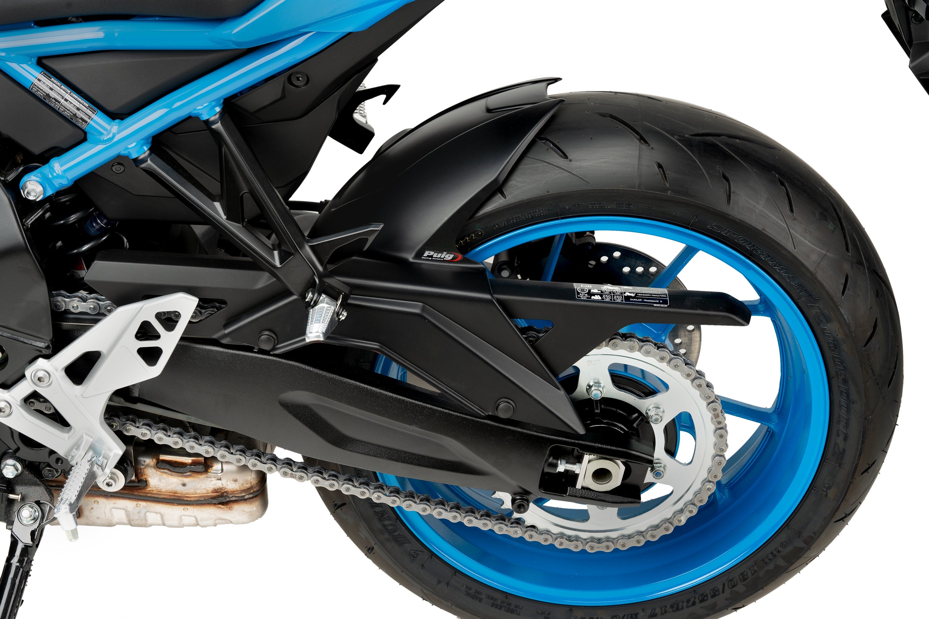 Puig Hugger | Matte Black | Suzuki GSX-8S 2023>Current-M21699J-Huggers-Pyramid Motorcycle Accessories