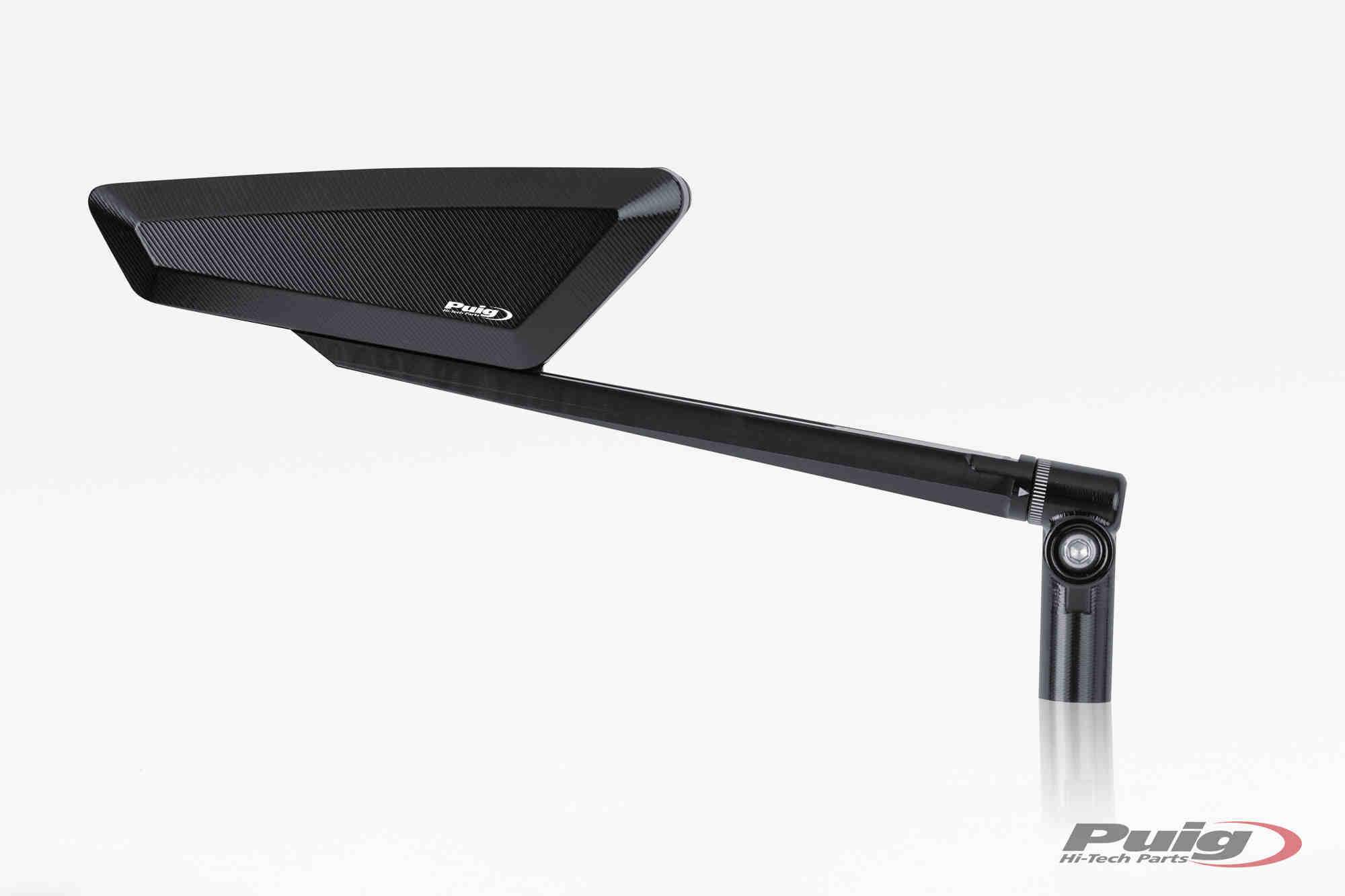Puig Hypernaked Mirror Right - M10 Fitment | Black-M9883N-Mirrors-Pyramid Motorcycle Accessories