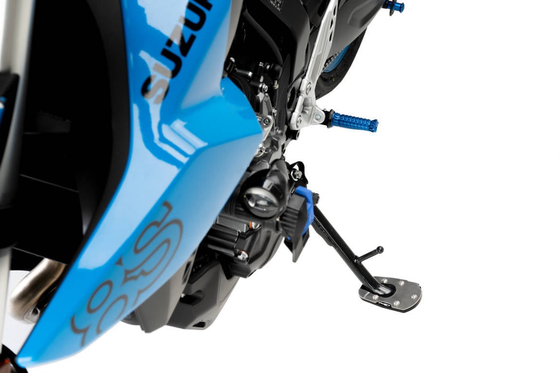 Puig Kickstand Extension | Black | Suzuki V-Strom 800DE/RE 2023>Current-Kickstand Extensions-Pyramid Motorcycle Accessories