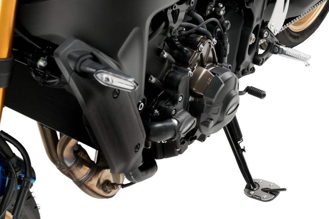 Puig Kickstand Extension | Black | Yamaha XSR 900 2022>Current-M20677N-Kickstand Extensions-Pyramid Motorcycle Accessories