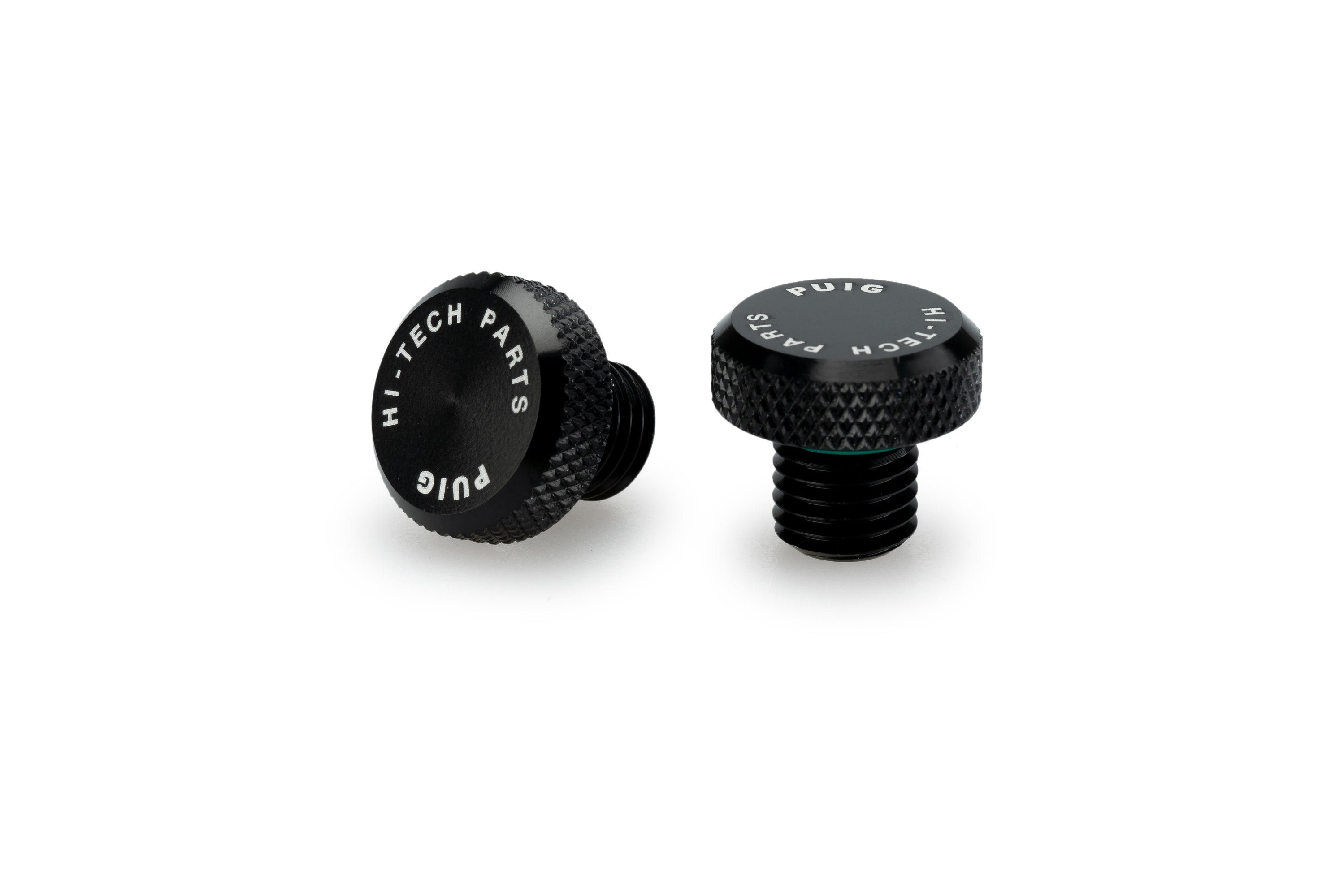 Puig Mirror Hole Screw Plugs | M10/125 LH & RH Threads | Black -  Shop name