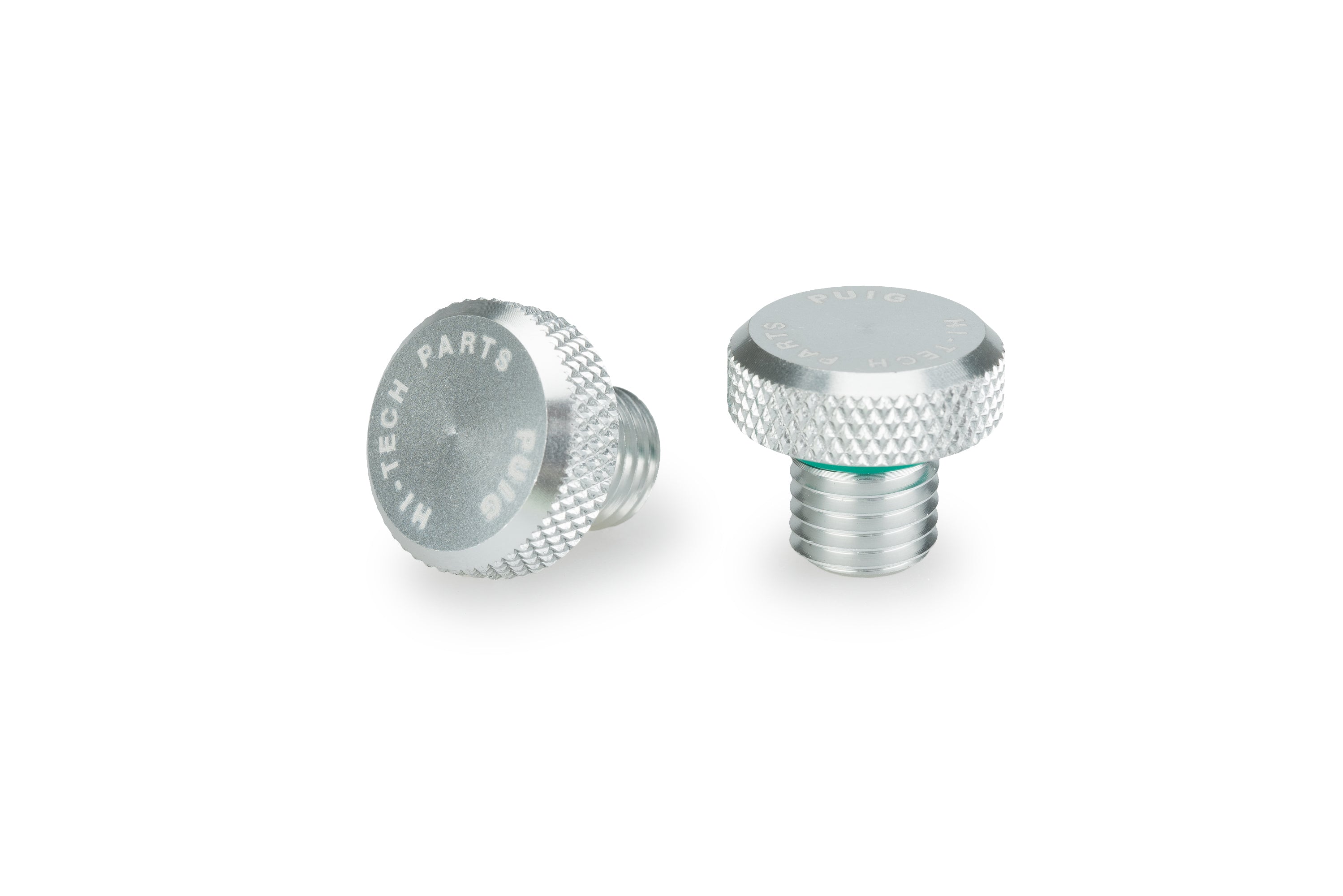 Puig Mirror Hole Screw Plugs | M10/125 RH Thread x 2 | Silver -  Shop name