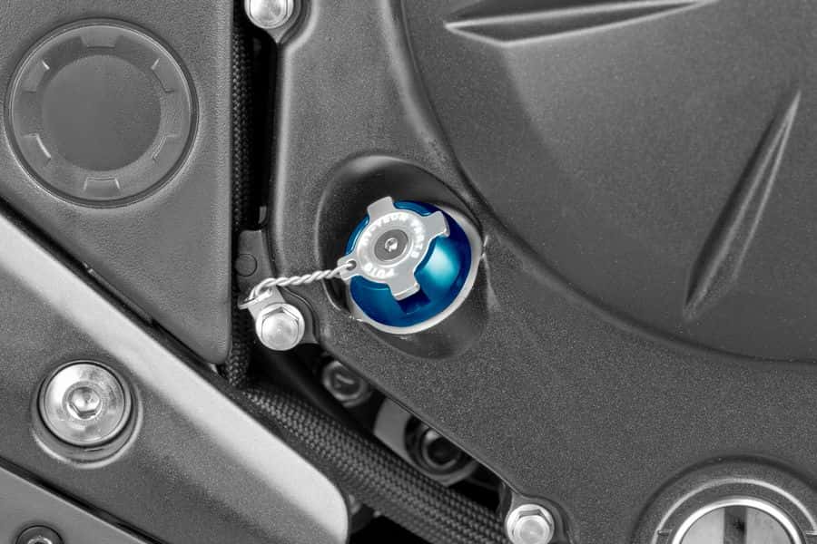 Puig Oil Plug | Blue | Ducati Monster 937 2021>Current-M6156A-Oil Plugs-Pyramid Motorcycle Accessories
