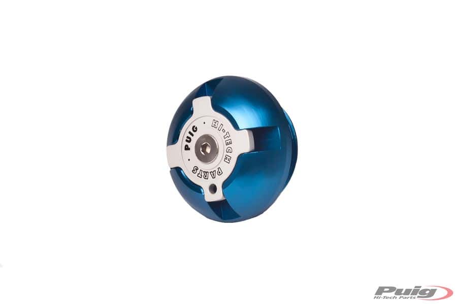 Puig Oil Plug | Blue | Triumph Speed Twin 1200 2019>Current-M3760A-Oil Plugs-Pyramid Motorcycle Accessories