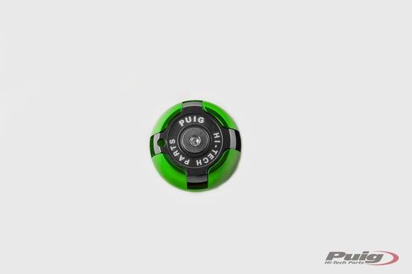 Puig Oil Plug | Green | Yamaha Tracer 900 2015>2020-Oil Plugs-Pyramid Motorcycle Accessories