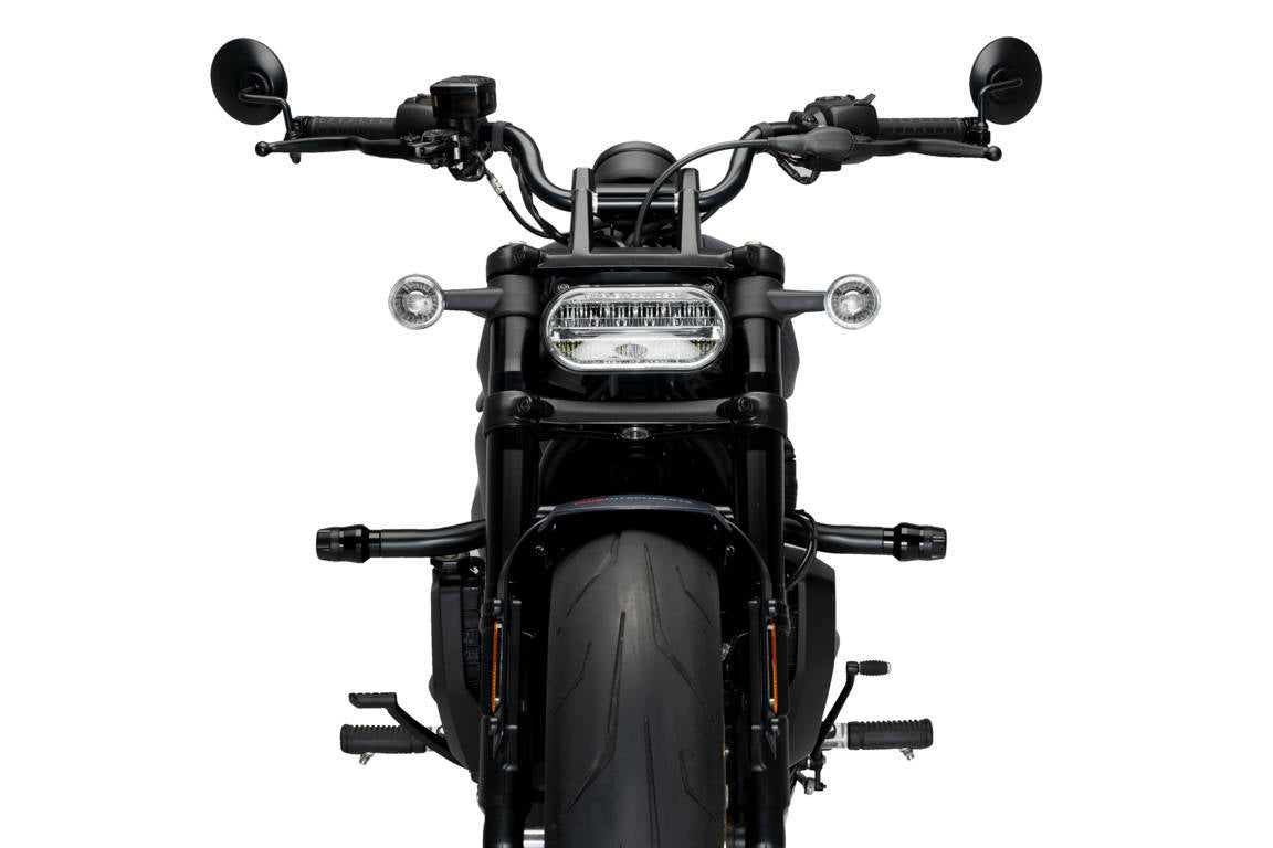 Puig Opie Frame Sliders | Black | Harley Davidson Nightster 2022>Current-M21910N-Crash Protection-Pyramid Motorcycle Accessories