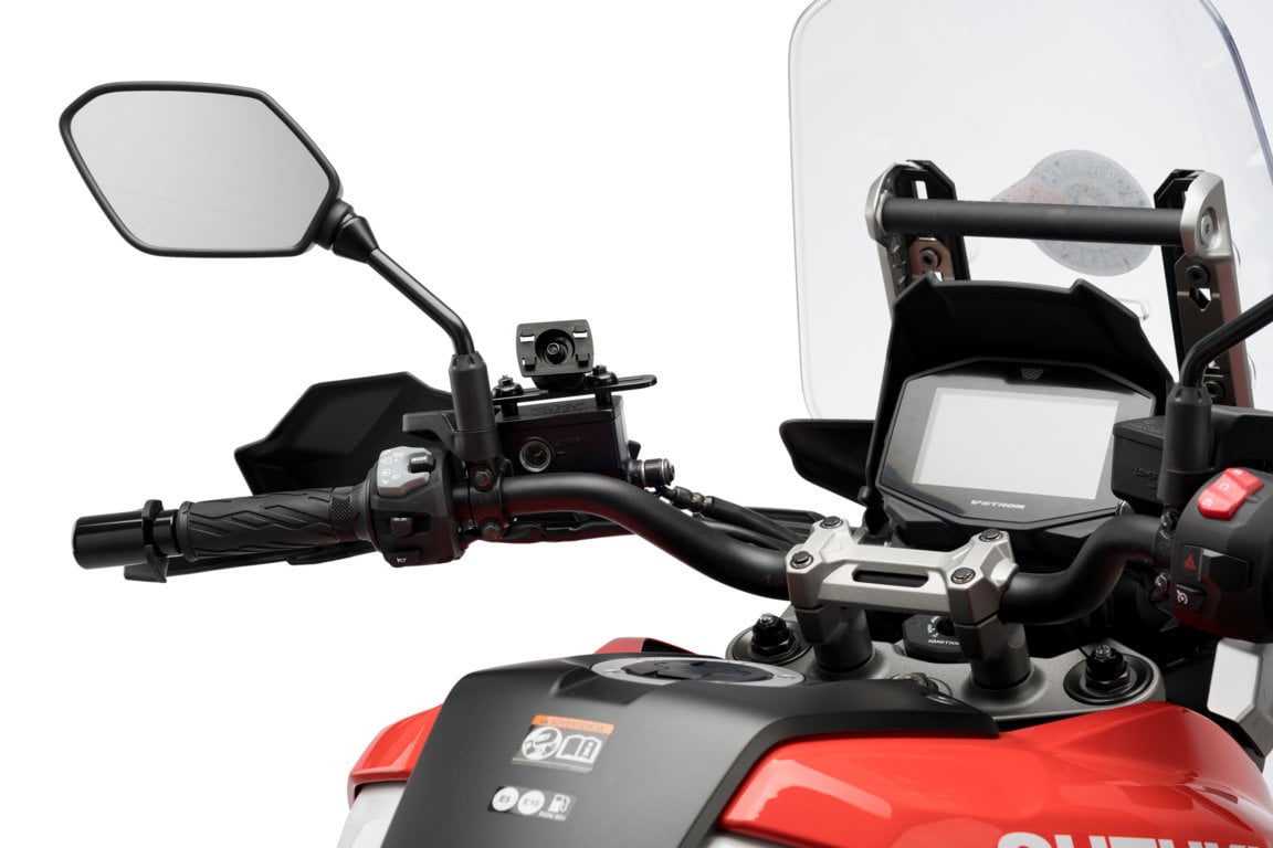 Puig Phone Holder - Mounting Solution - Brake Reservoir Mount | Suzuki GSX-R1000 2001>2004-Mobile Phone Holders-Pyramid Motorcycle Accessories