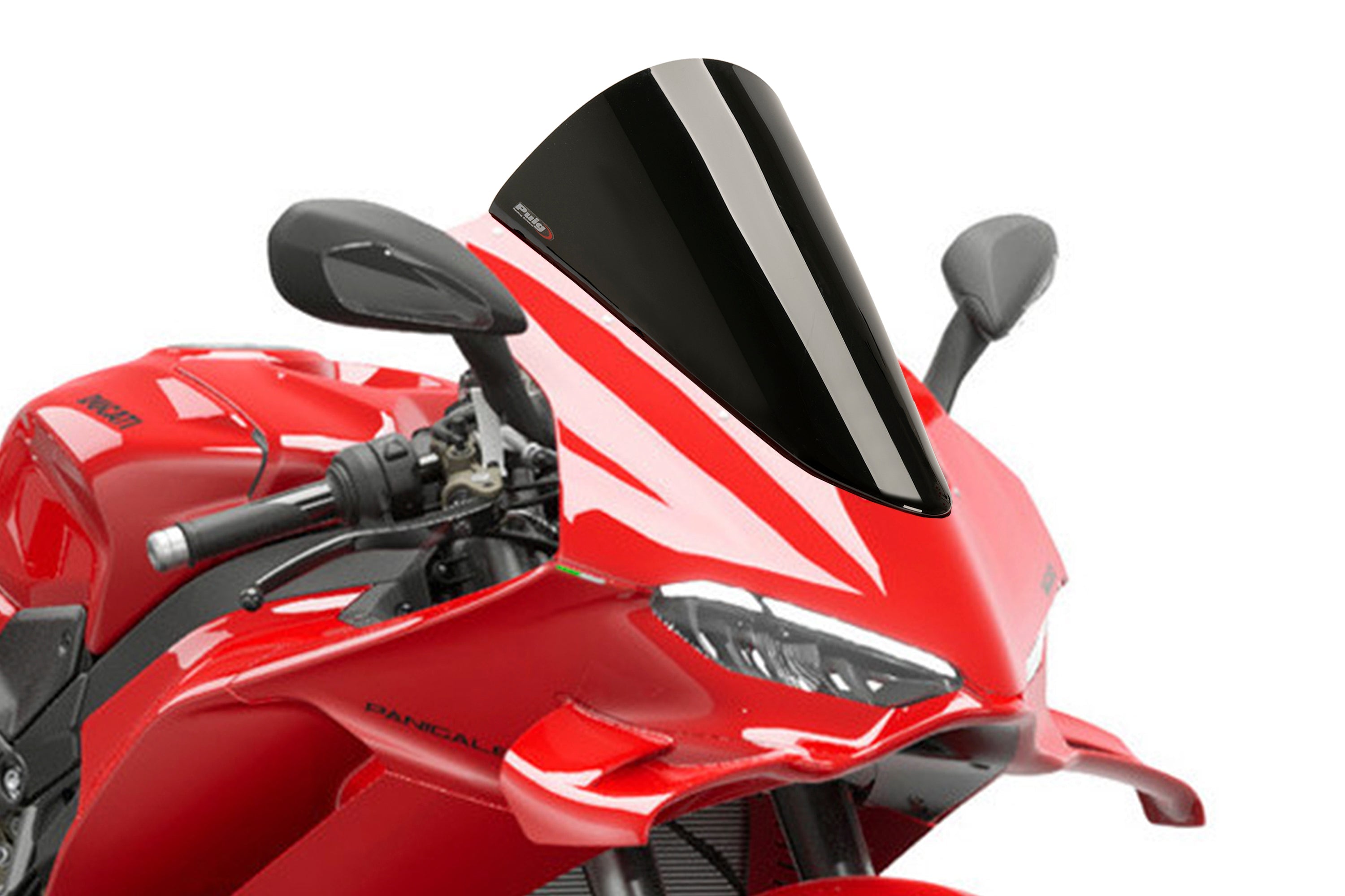 Puig R-Racer Screen | Black | Ducati Panigale V4/V4S 2025>Current -  Shop name