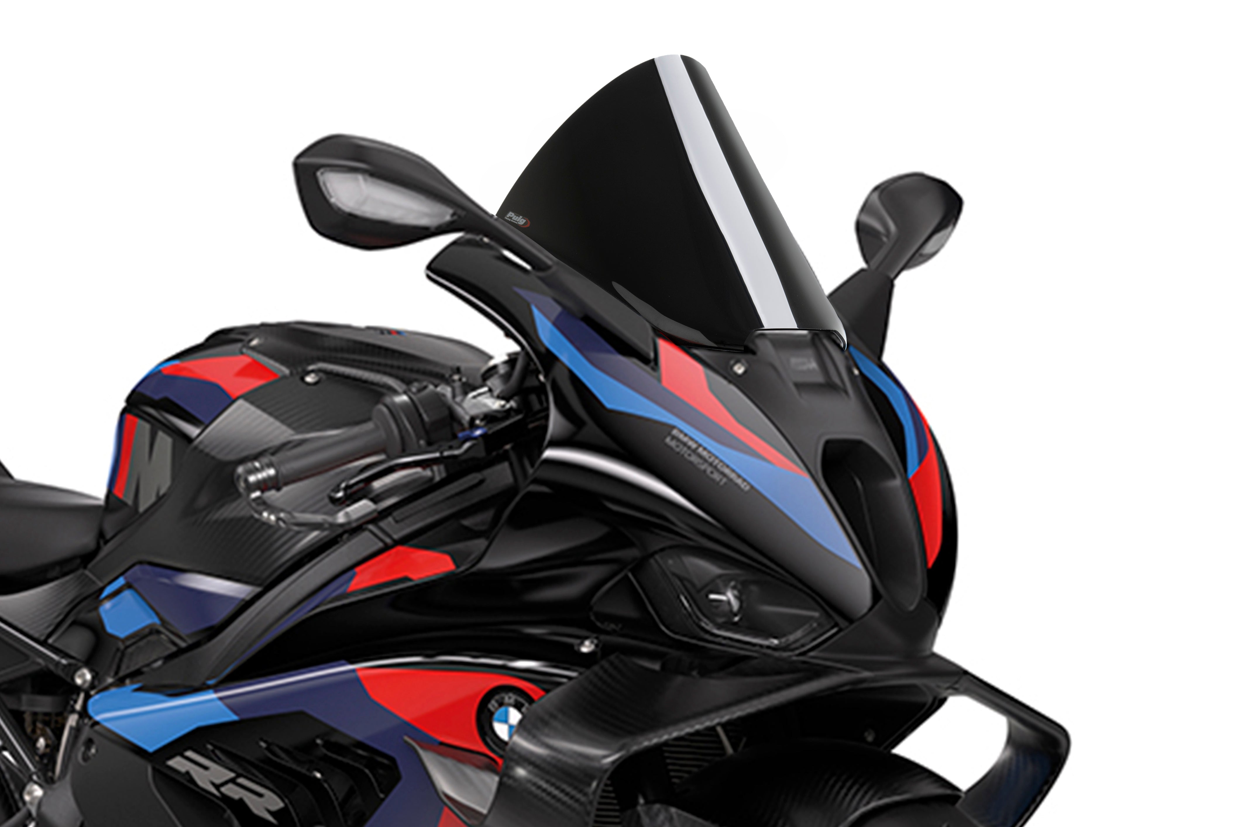 Puig R-Racer Screen | Black (Opaque) | BMW M 1000 RR 2025>Current-Screens-Pyramid Motorcycle Accessories