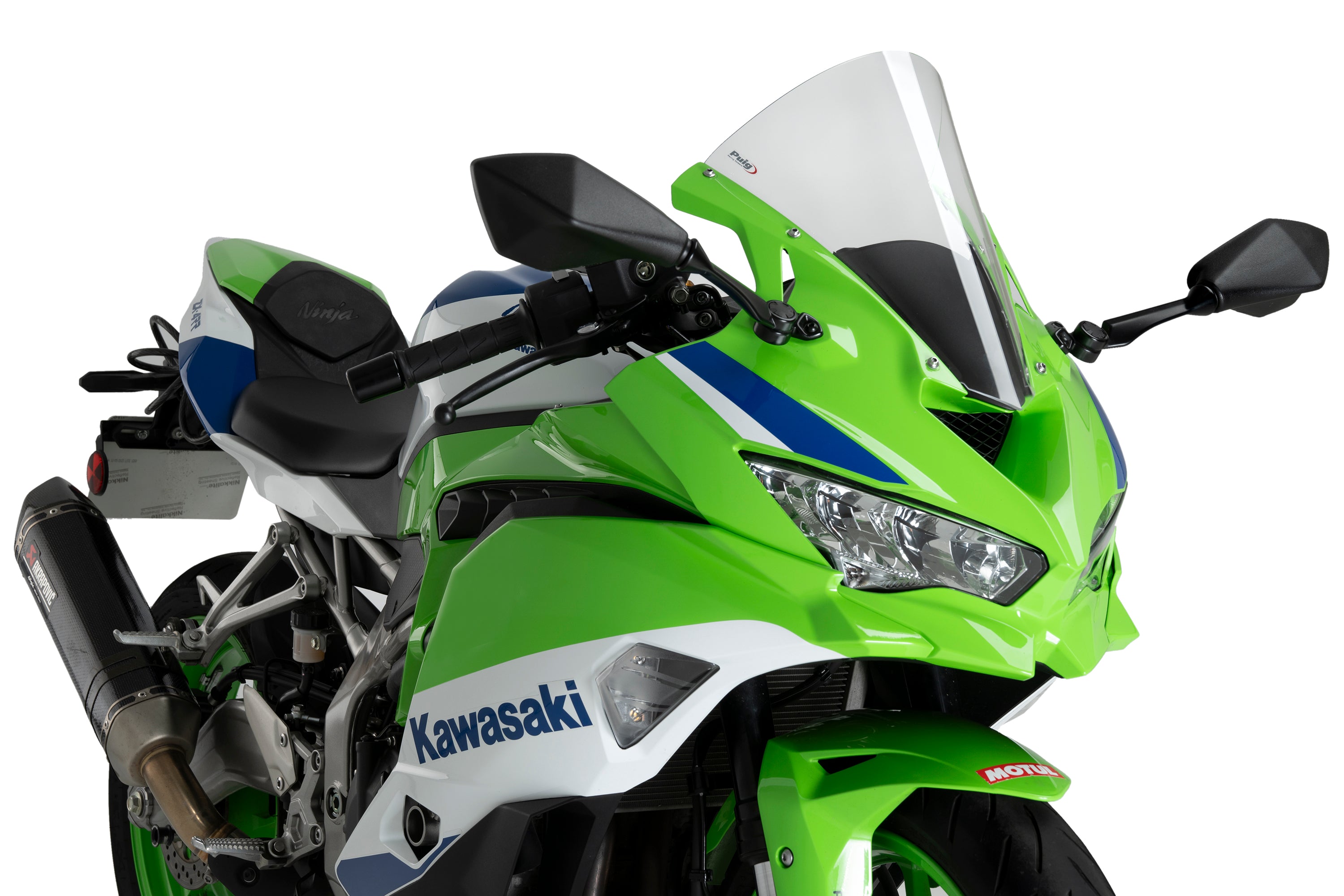 Puig R-Racer Screen | Clear | Kawasaki Ninja ZX-4R/RR 2024>Current-Screens-Pyramid Motorcycle Accessories