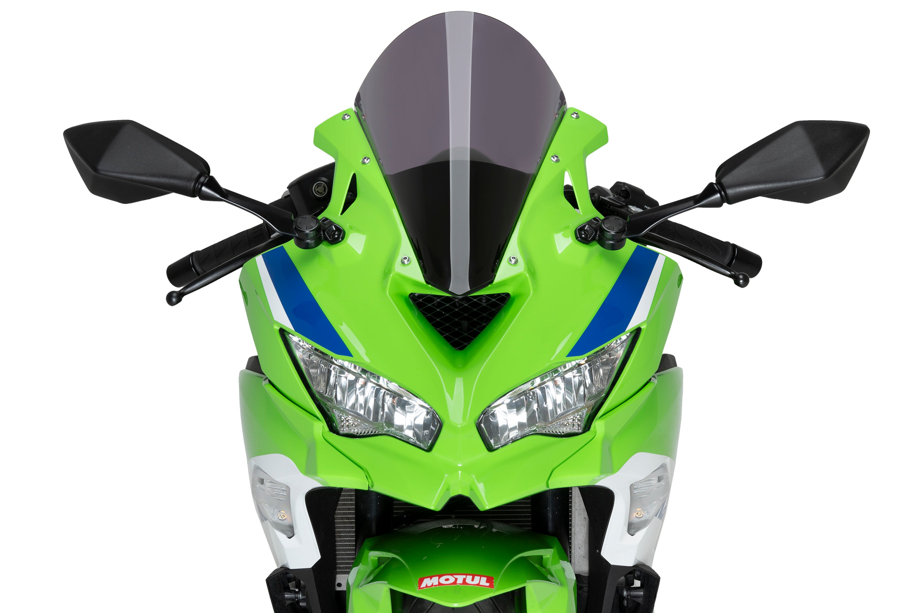 Puig R-Racer Screen | Dark Smoke | Kawasaki Ninja ZX-4R/RR 2024>Current-Screens-Pyramid Motorcycle Accessories