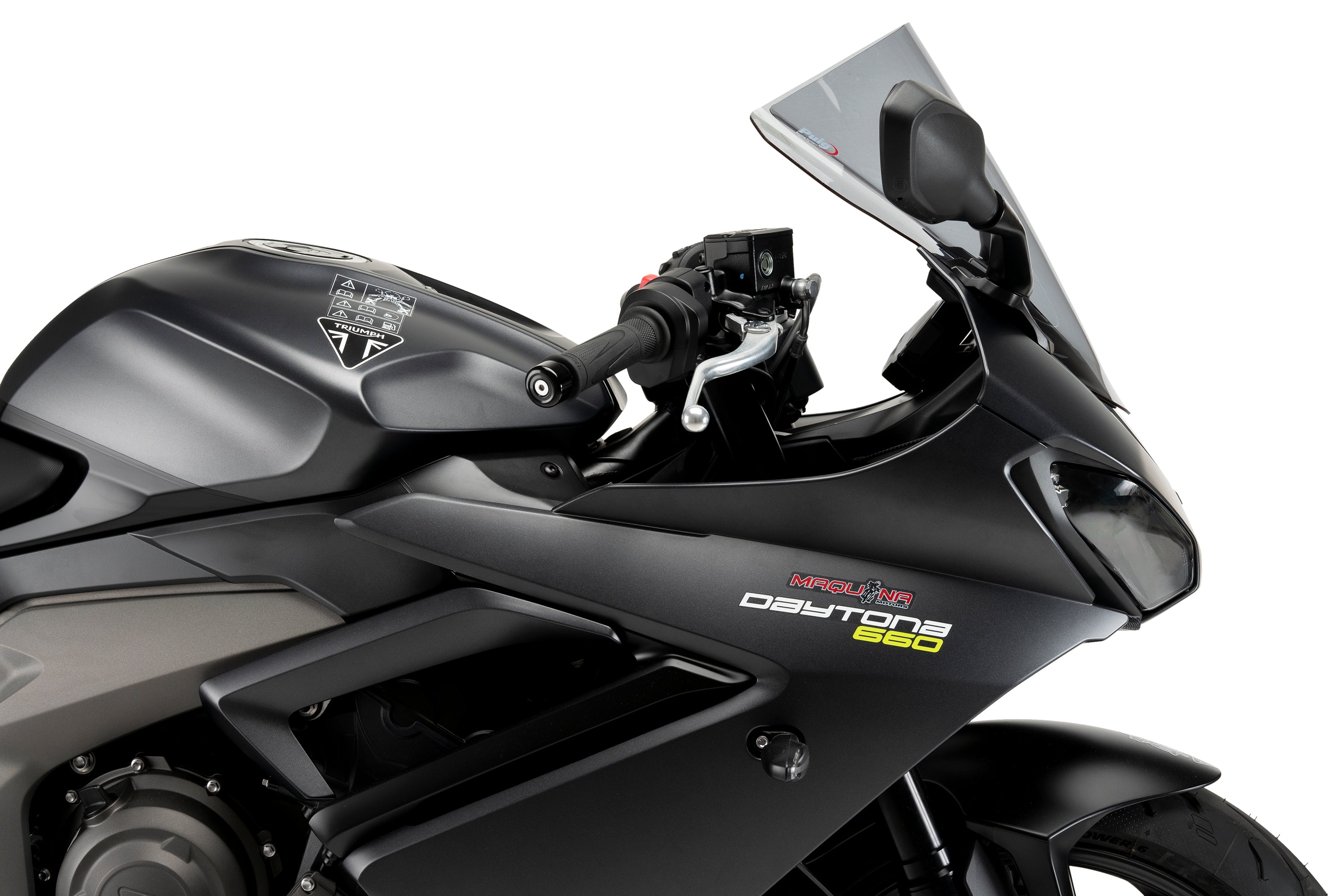 Puig R-Racer Screen| Light Smoke | Triumph Daytona 660 2024>Current -  Shop name
