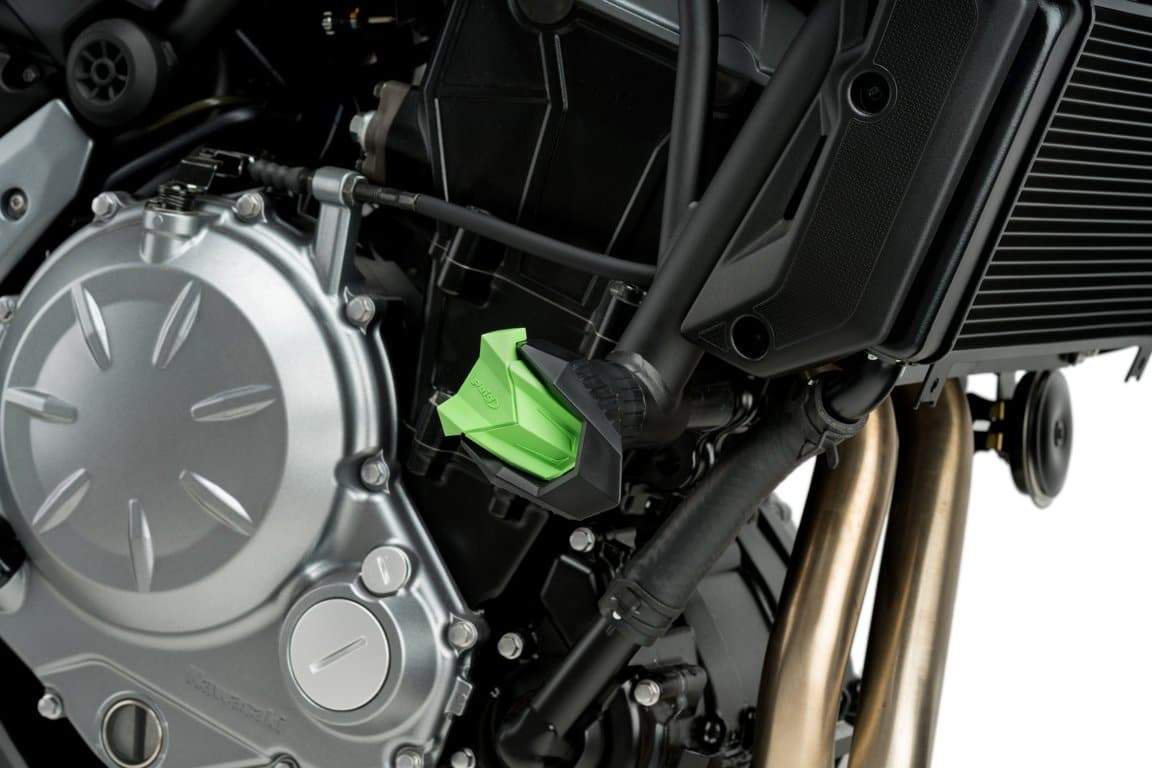 Puig R19 Frame Slider Spare Blocks | Green-M3148V-Crash Protection-Pyramid Motorcycle Accessories