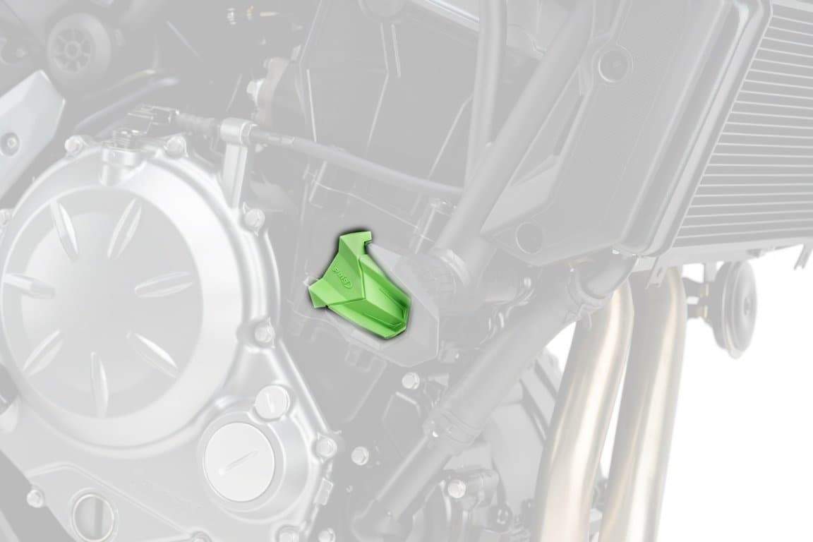 Puig R19 Frame Slider Spare Blocks | Green-M3148V-Crash Protection-Pyramid Motorcycle Accessories