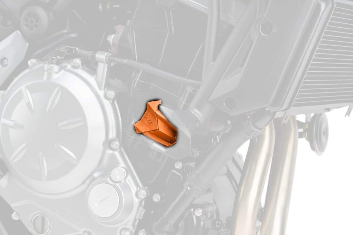 Puig R19 Frame Slider Spare Blocks | Orange -  Shop name