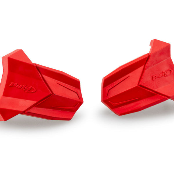 Puig R19 Frame Slider Spare Blocks | Red