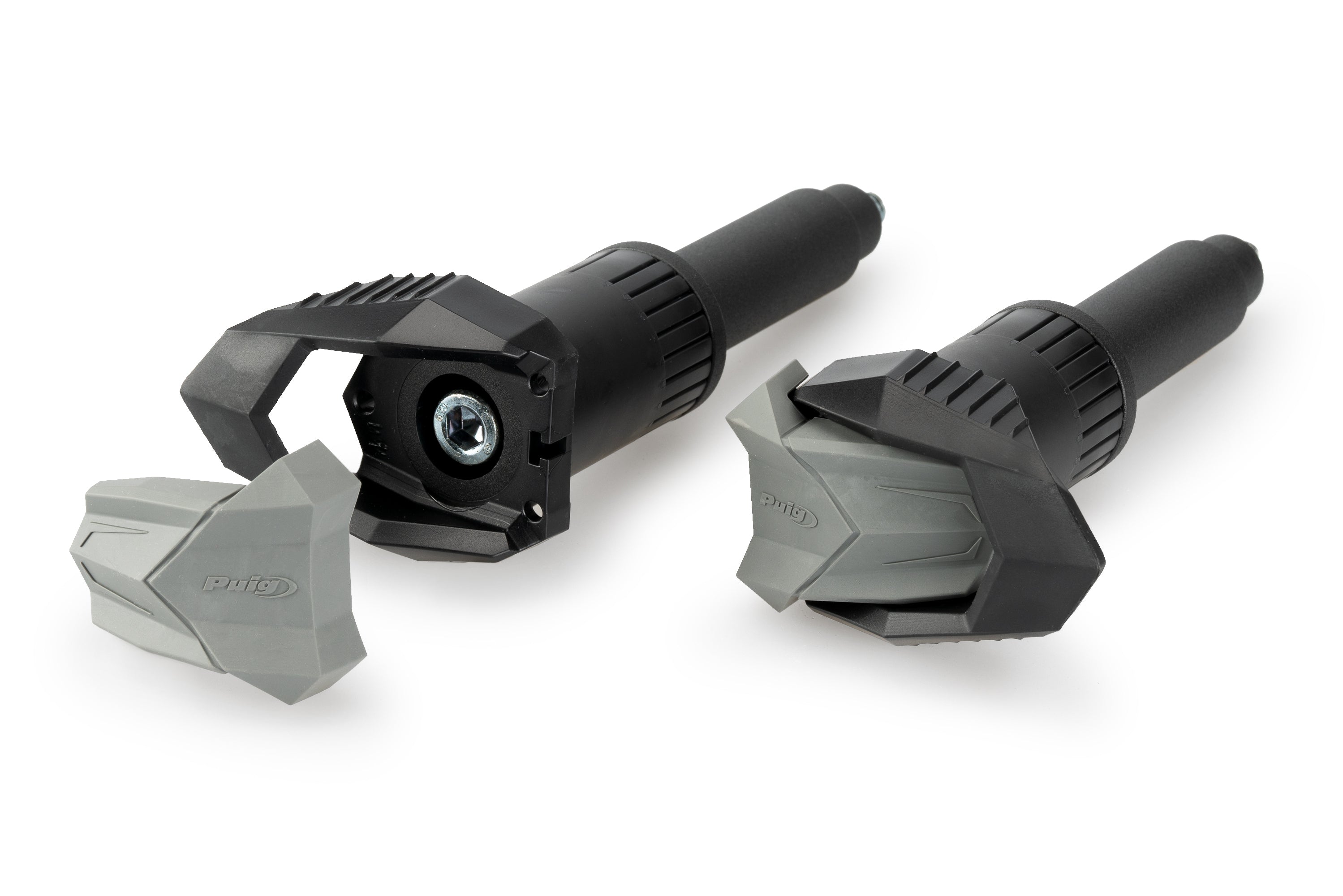Puig R19 Frame Sliders | Black | KTM 990 Duke 2024>Current-Crash Protection-Pyramid Motorcycle Accessories