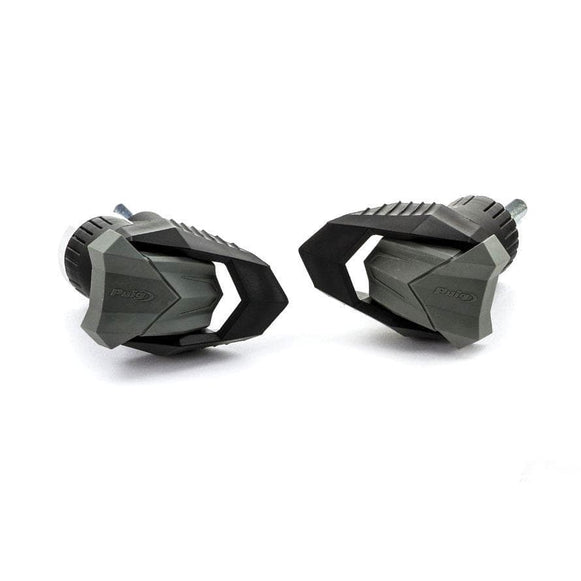 Puig R19 Frame Sliders | Black | Zontes R310/R350 2022>Current-M21535N-Crash Protection-Pyramid Motorcycle Accessories