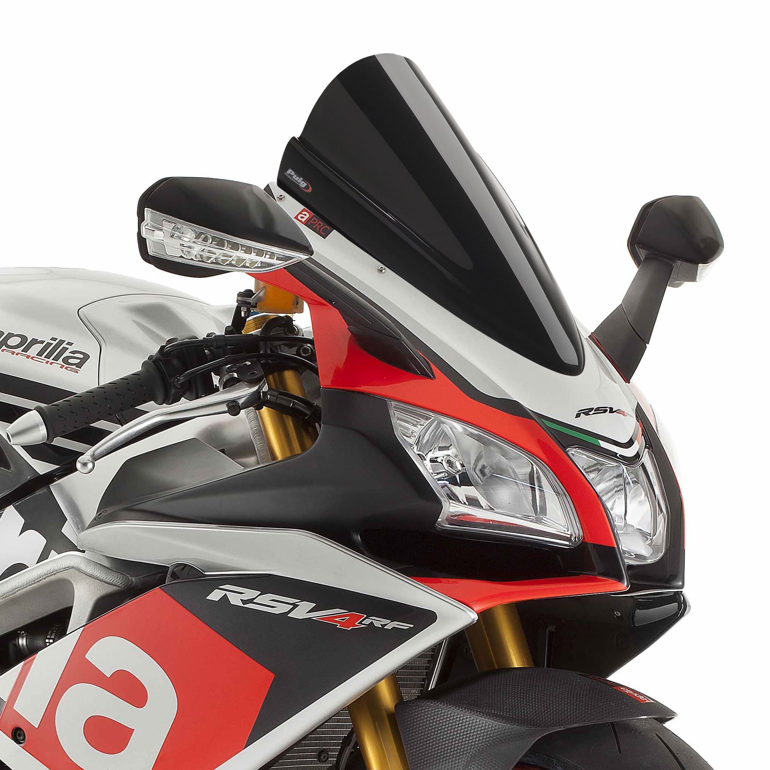 Puig Racing Screen | Black (Opaque) | Aprilia RSV4 RF 2015>2020 -  Shop name