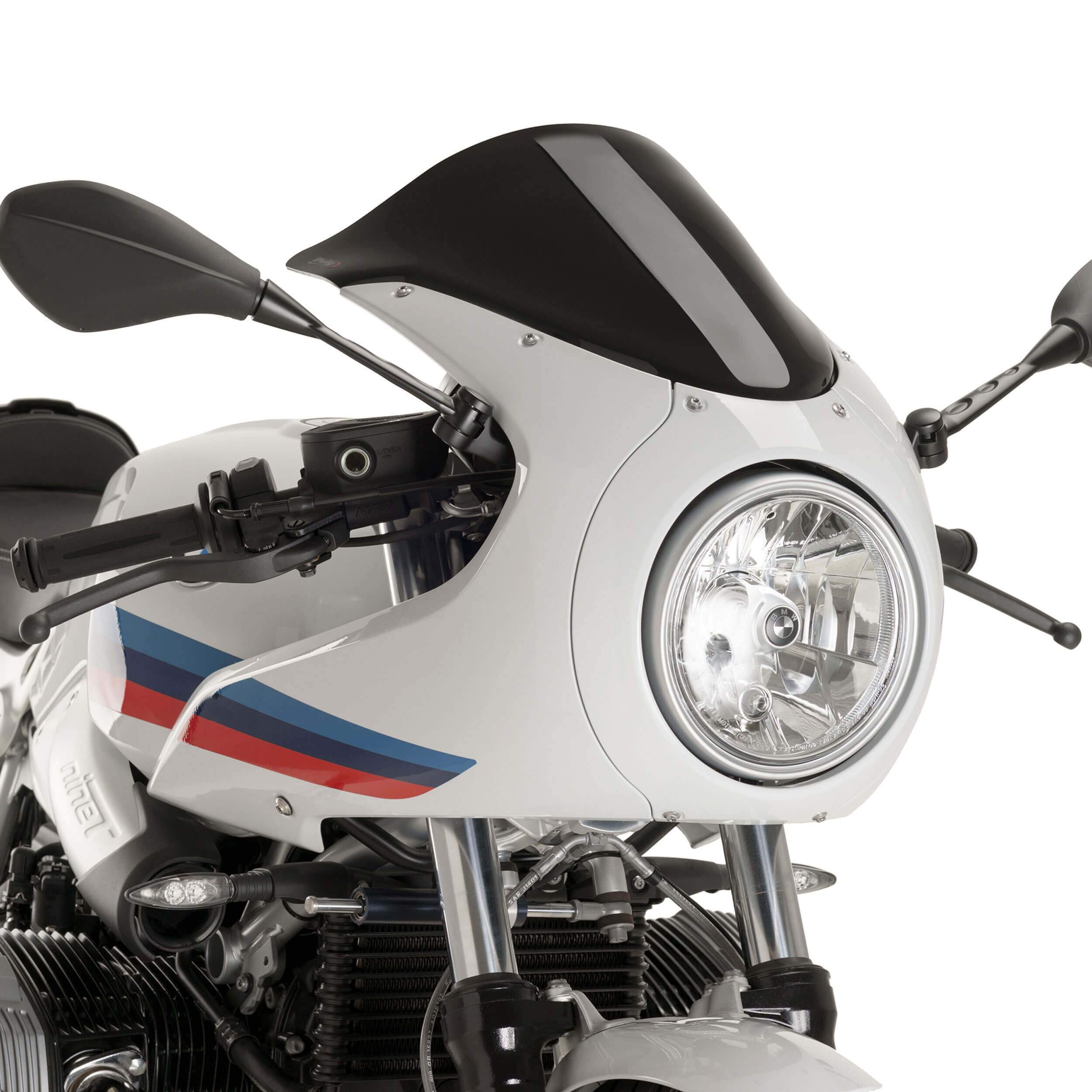 Puig Racing Screen | Black (Opaque) | BMW R nineT Racer 2017>2020 -  Shop name
