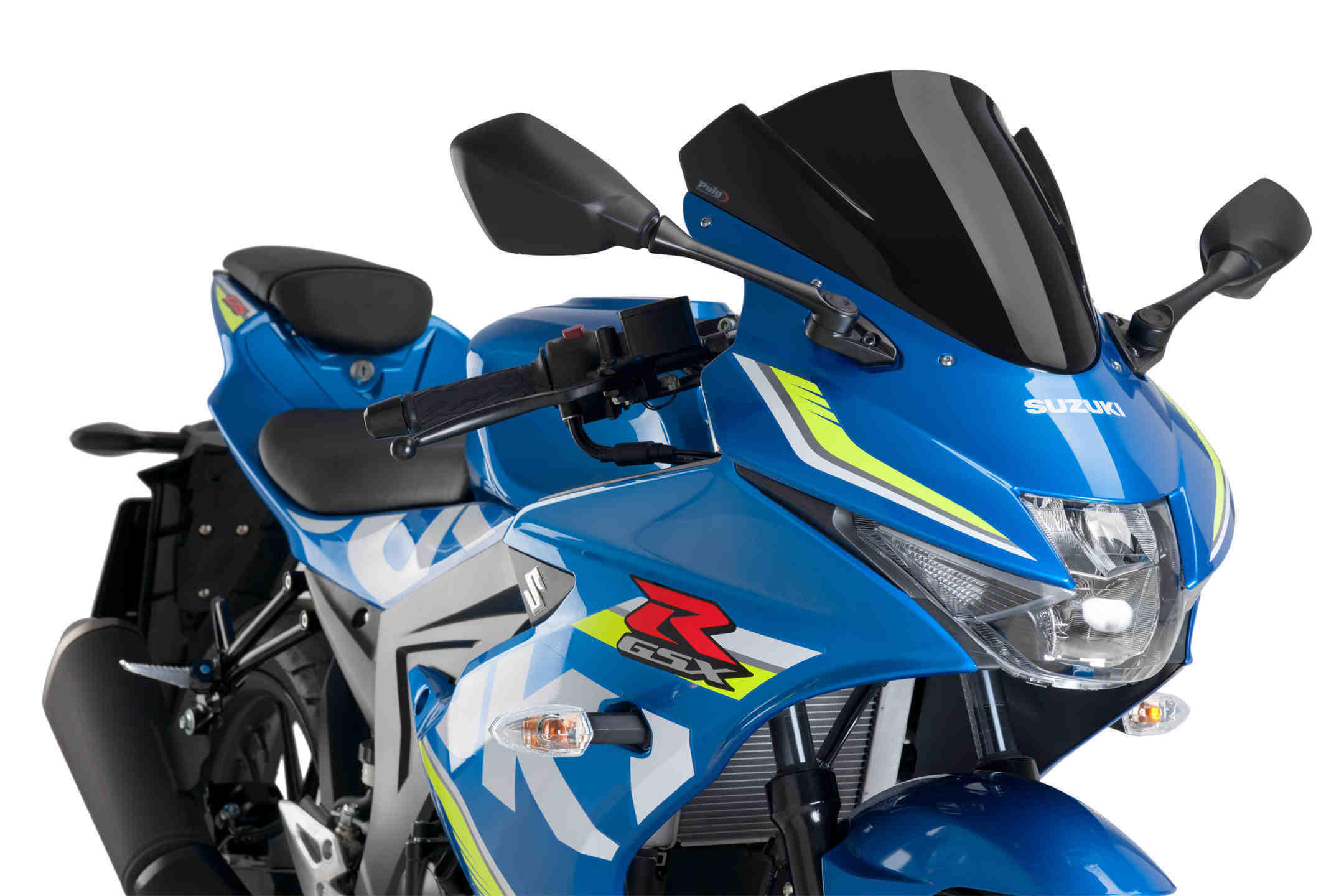 Puig Racing Screen | Black (Opaque) | Suzuki GSX-R125 2017>Current -  Shop name