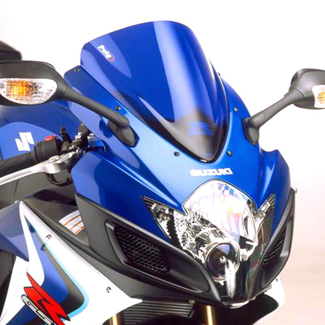 Puig Racing Screen | Blue | Suzuki GSX-R600 2006>2007-M4055A-Screens-Pyramid Motorcycle Accessories