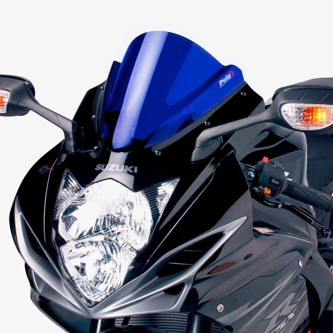Puig Racing Screen | Blue | Suzuki GSX-R750 2011>Current-M5605A-Screens-Pyramid Motorcycle Accessories