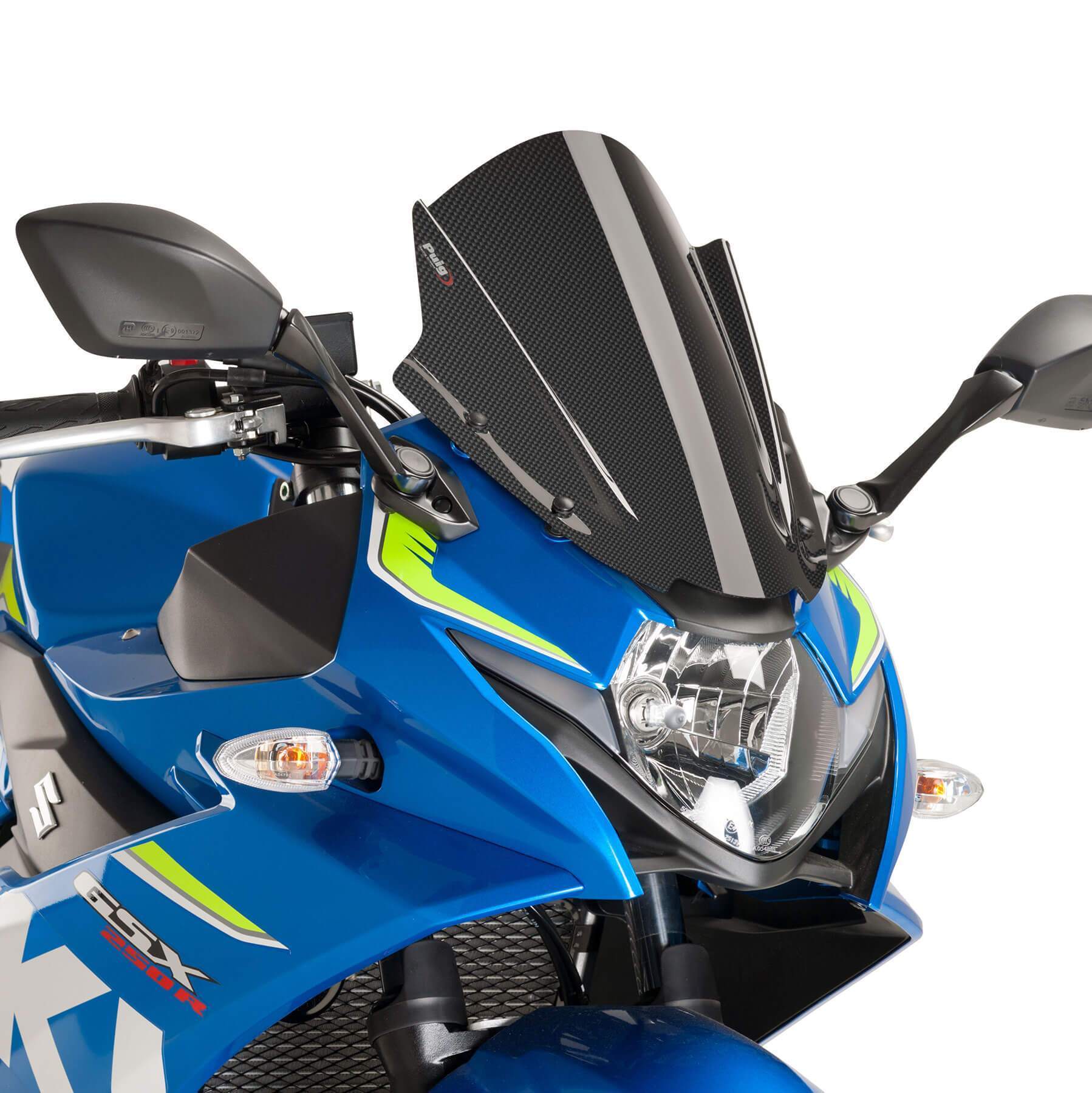 Puig Racing Screen | Carbon Look | Suzuki GSX-R250 2017>Current -  Shop name