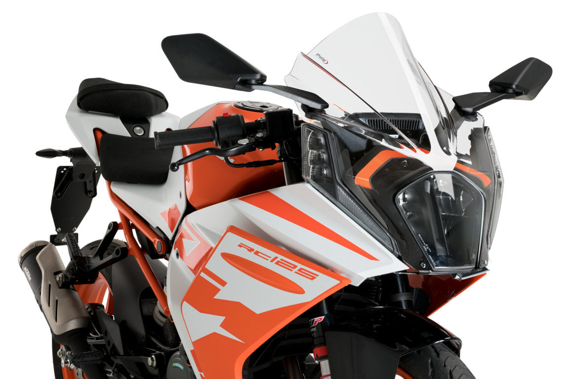 Puig Racing Screen | Clear | KTM RC125/390 2022>Current -  Shop name