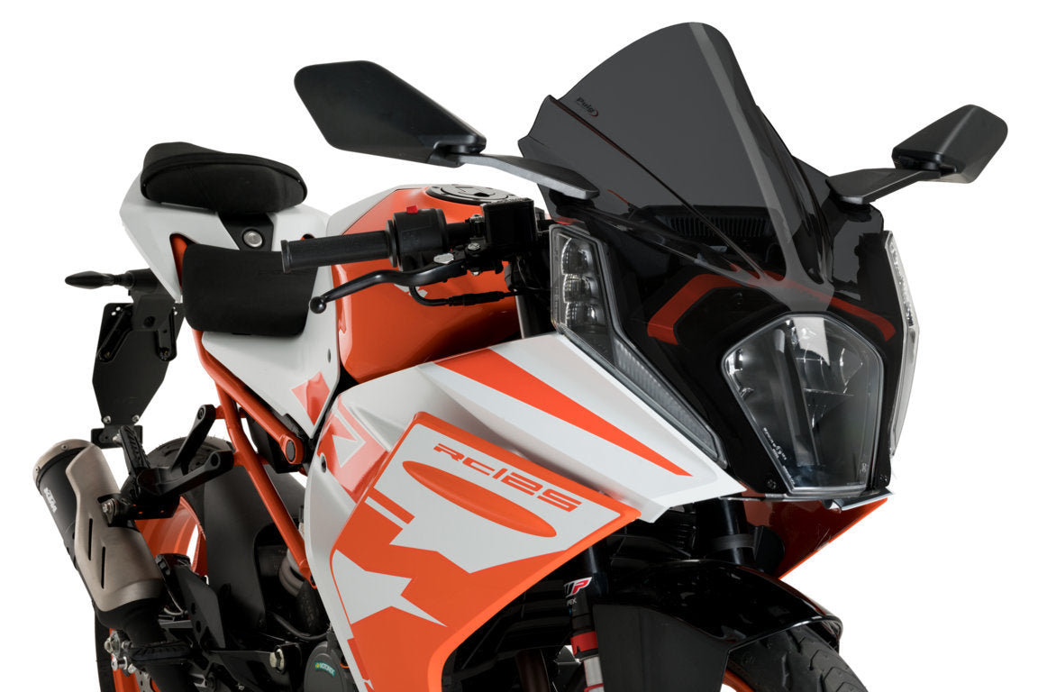 Puig Racing Screen | Dark Smoke | KTM RC125/390 2022>Current -  Shop name