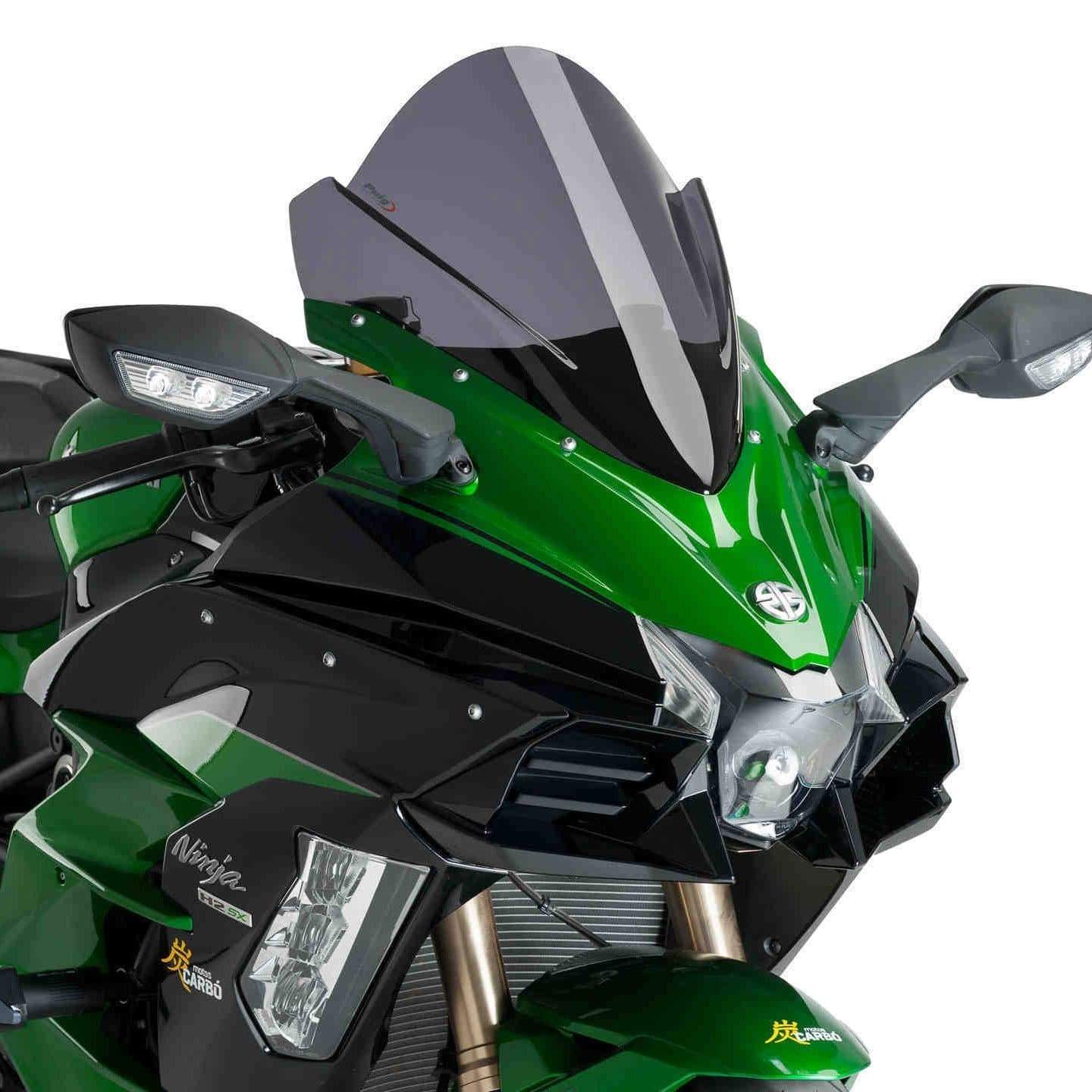Puig Racing Screen | Dark Smoke | Kawasaki Ninja H2 SX 2018>2022 -  Shop name