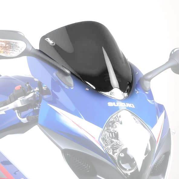 Puig Racing Screen | Dark Smoke | Suzuki GSX-R1000 2007>2008-Screens-Pyramid Motorcycle Accessories