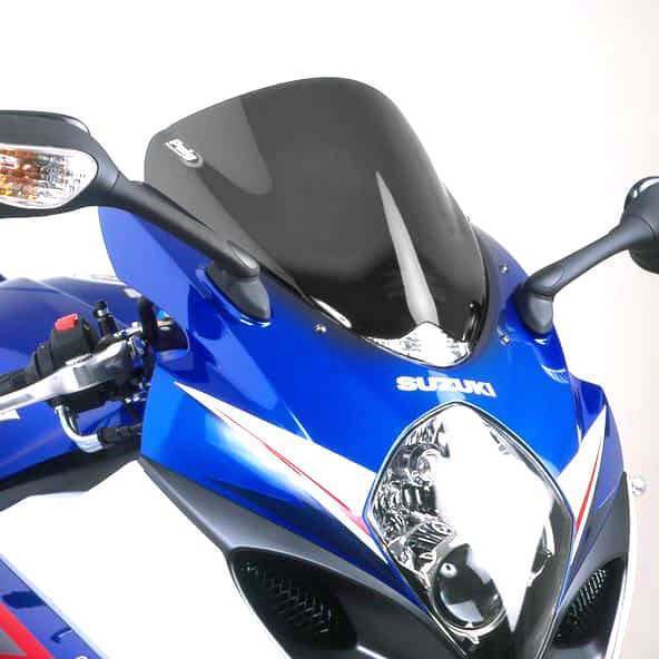Puig Racing Screen | Dark Smoke | Suzuki GSX-R1000 2007>2008-Screens-Pyramid Motorcycle Accessories