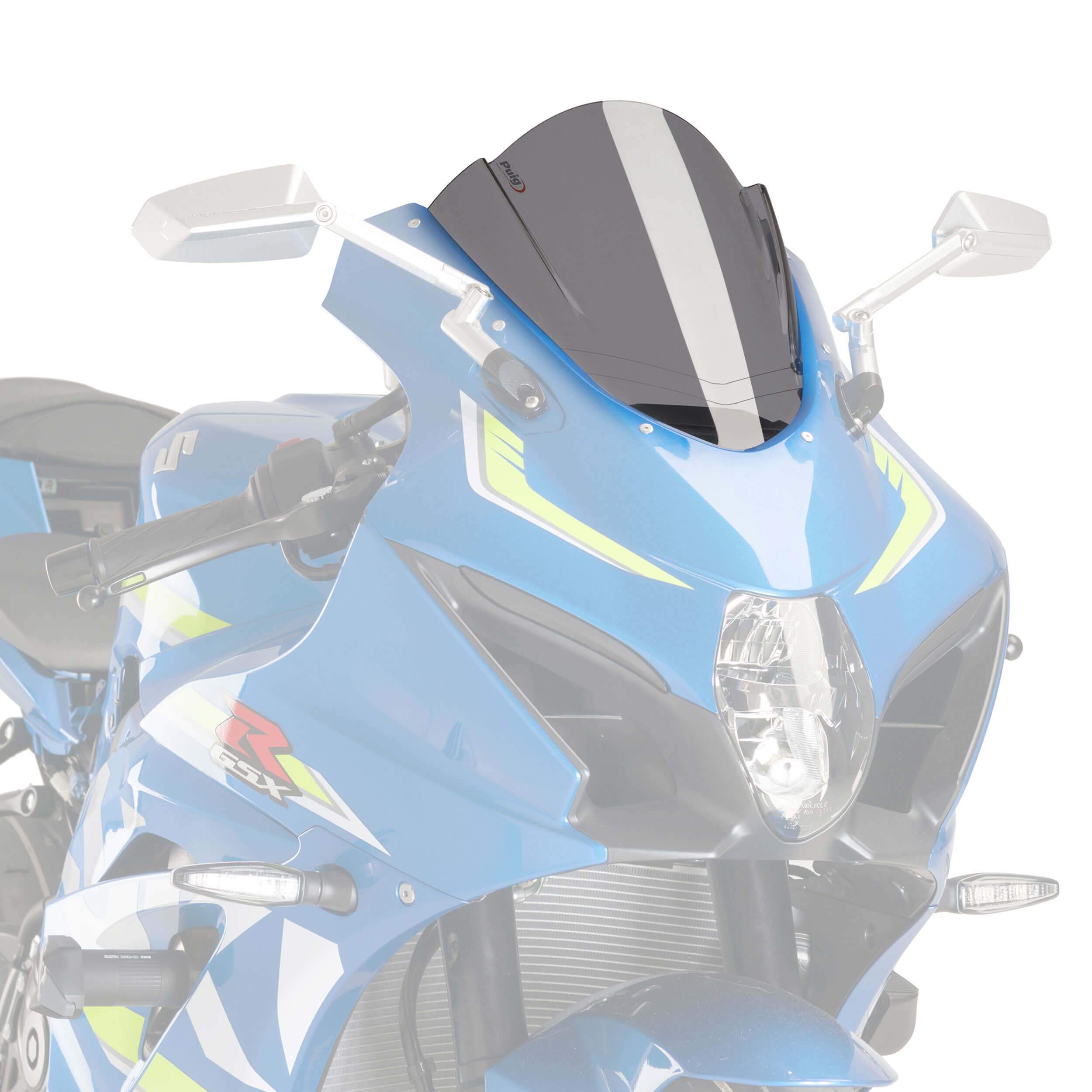 Puig Racing Screen | Dark Smoke | Suzuki GSX-R1000 2017>Current-M9013F-Screens-Pyramid Motorcycle Accessories