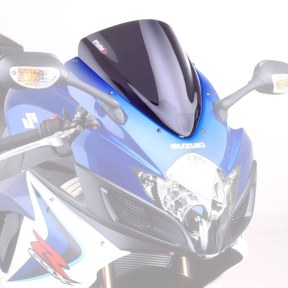 Puig Racing Screen | Dark Smoke | Suzuki GSX-R600 2006>2007-M4055F-Screens-Pyramid Motorcycle Accessories
