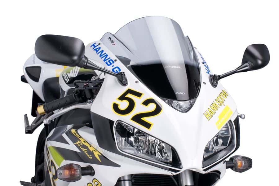 Puig Racing Screen | Light Smoke | Honda CBR 1000 RR 2004>2007-Screens-Pyramid Motorcycle Accessories