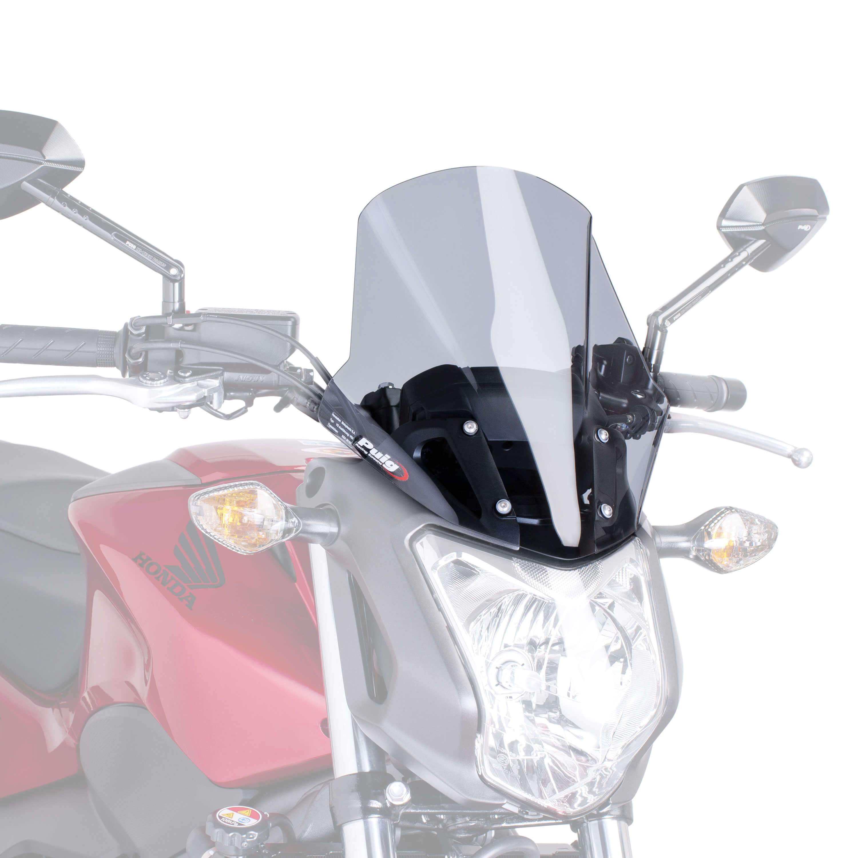 Puig Racing Screen | Light Smoke | Honda NC 700 S 2012>2013 -  Shop name