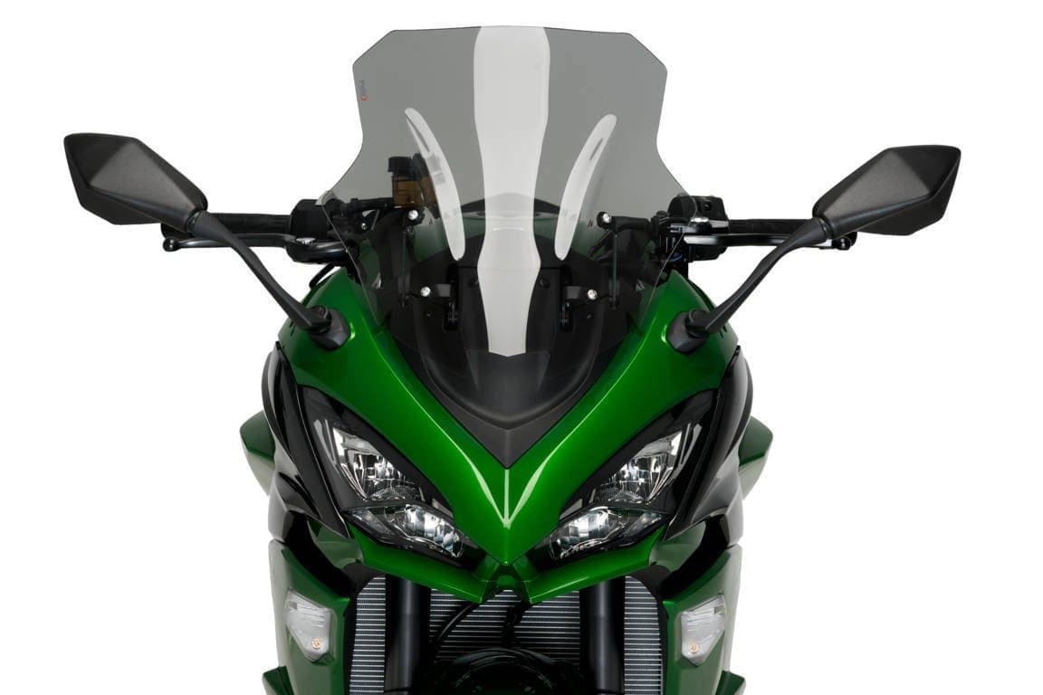 Puig Racing Screen | Light Smoke | Kawasaki Z 1000 SX 2011>2019-Screens-Pyramid Motorcycle Accessories