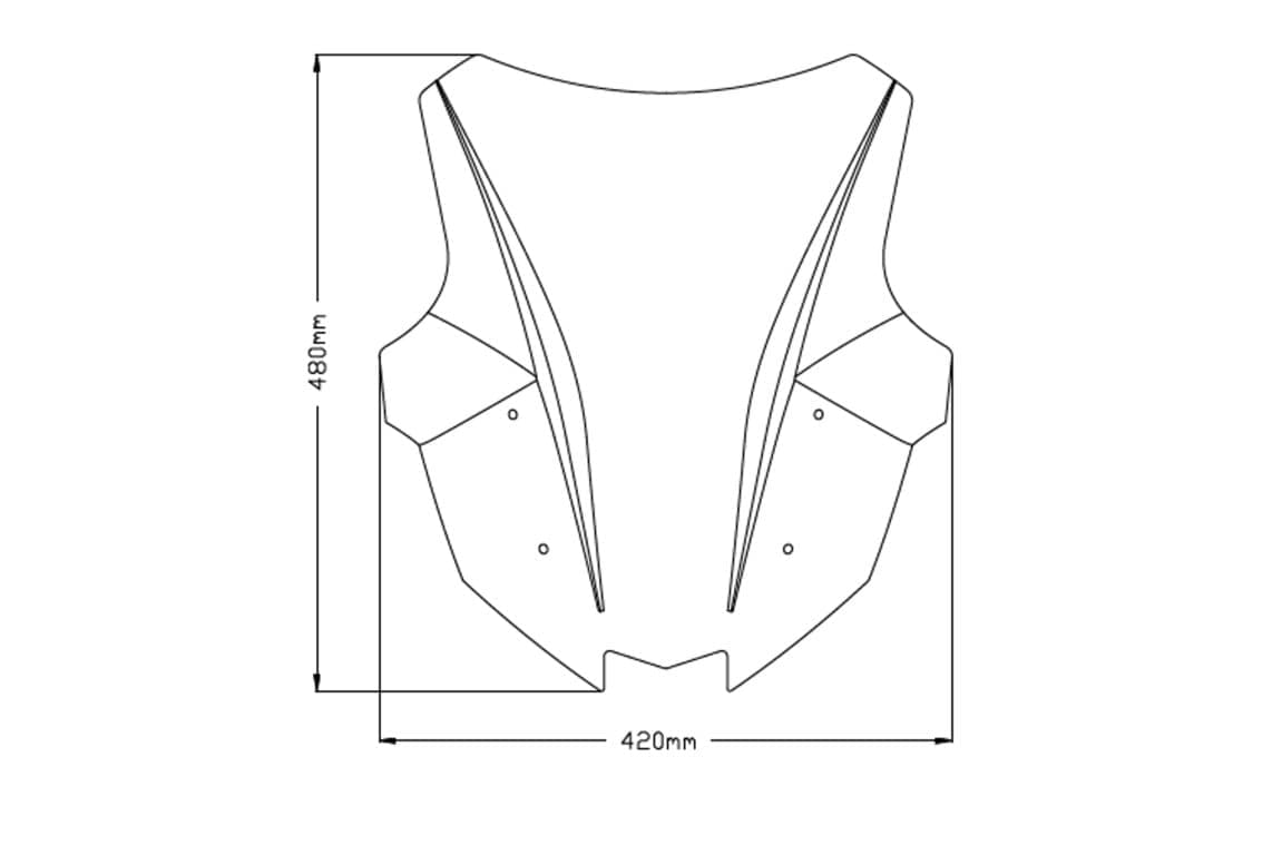Puig Racing Screen | Light Smoke | Kawasaki Z 1000 SX 2011>2019-Screens-Pyramid Motorcycle Accessories