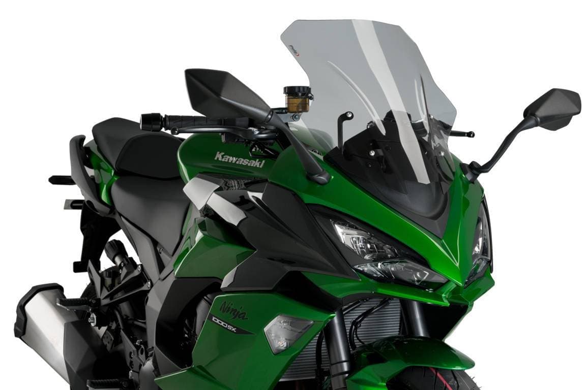 Puig Racing Screen | Light Smoke | Kawasaki Z 1000 SX 2011>2019-Screens-Pyramid Motorcycle Accessories