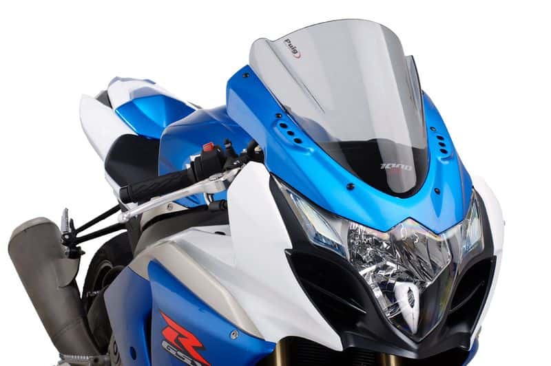 Puig Racing Screen | Light Smoke | Suzuki GSX-R1000 2009>2016-M4933H-Screens-Pyramid Motorcycle Accessories