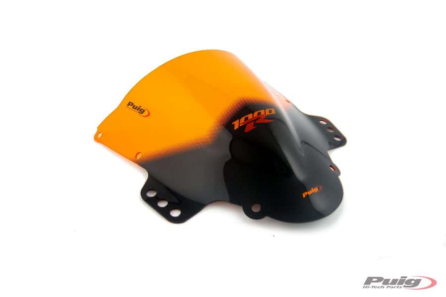 Puig Racing Screen | Orange | Suzuki GSX-R1000 2005>2006-M2072T-Screens-Pyramid Motorcycle Accessories