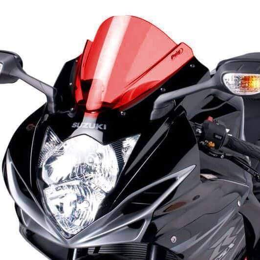 Puig Racing Screen | Red | Suzuki GSX-R750 2011>2017-M5605R-Screens-Pyramid Motorcycle Accessories