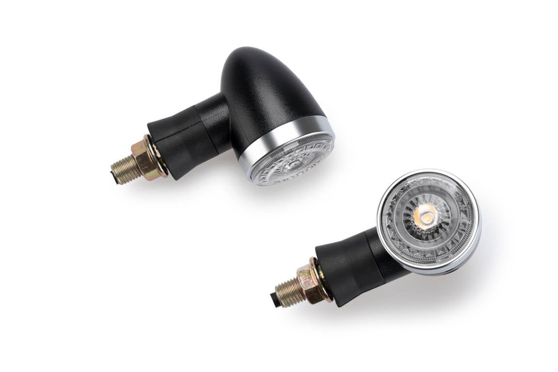 Puig Radiant LED Indicators | Black-Lights-Pyramid Motorcycle Accessories