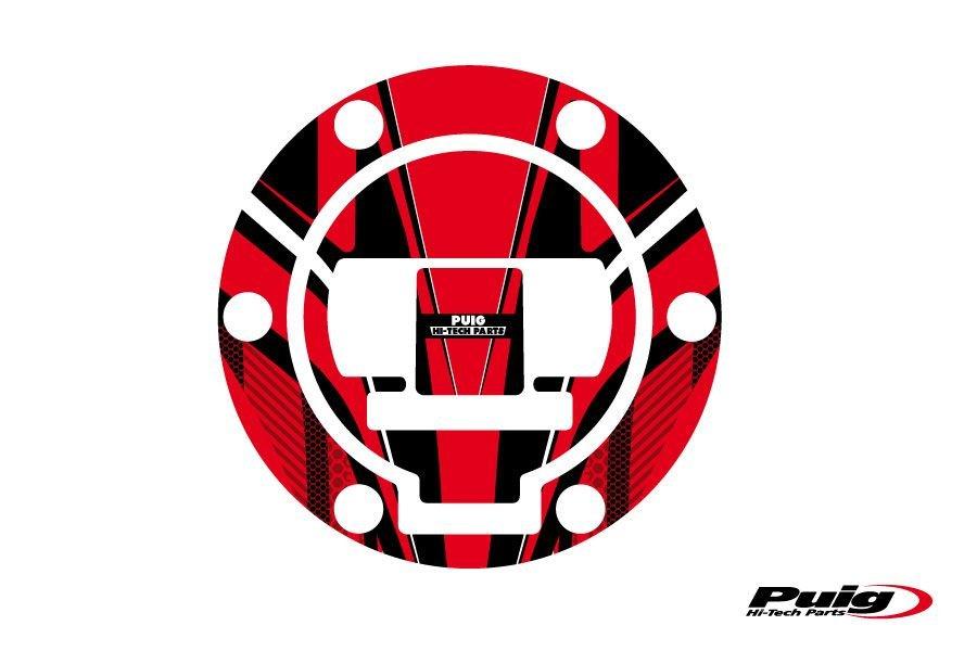 Puig Radikal Fuel Cap Cover | Red | BMW R 1200 GS Adventure 2013>2018 -  Shop name