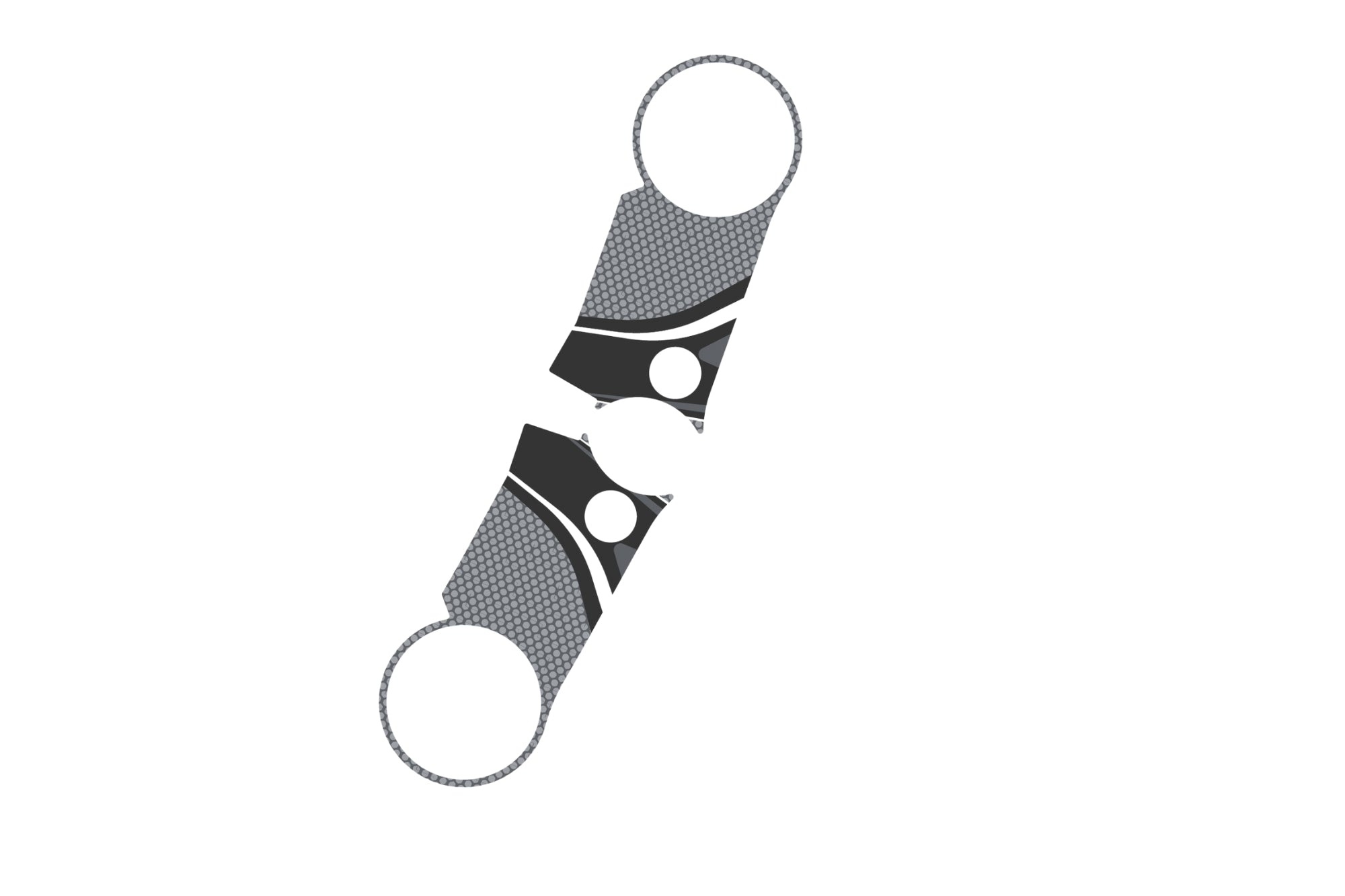 Puig Radikal Yoke Protector | Grey | Honda CBR 600 RR 2024>Current -  Shop name